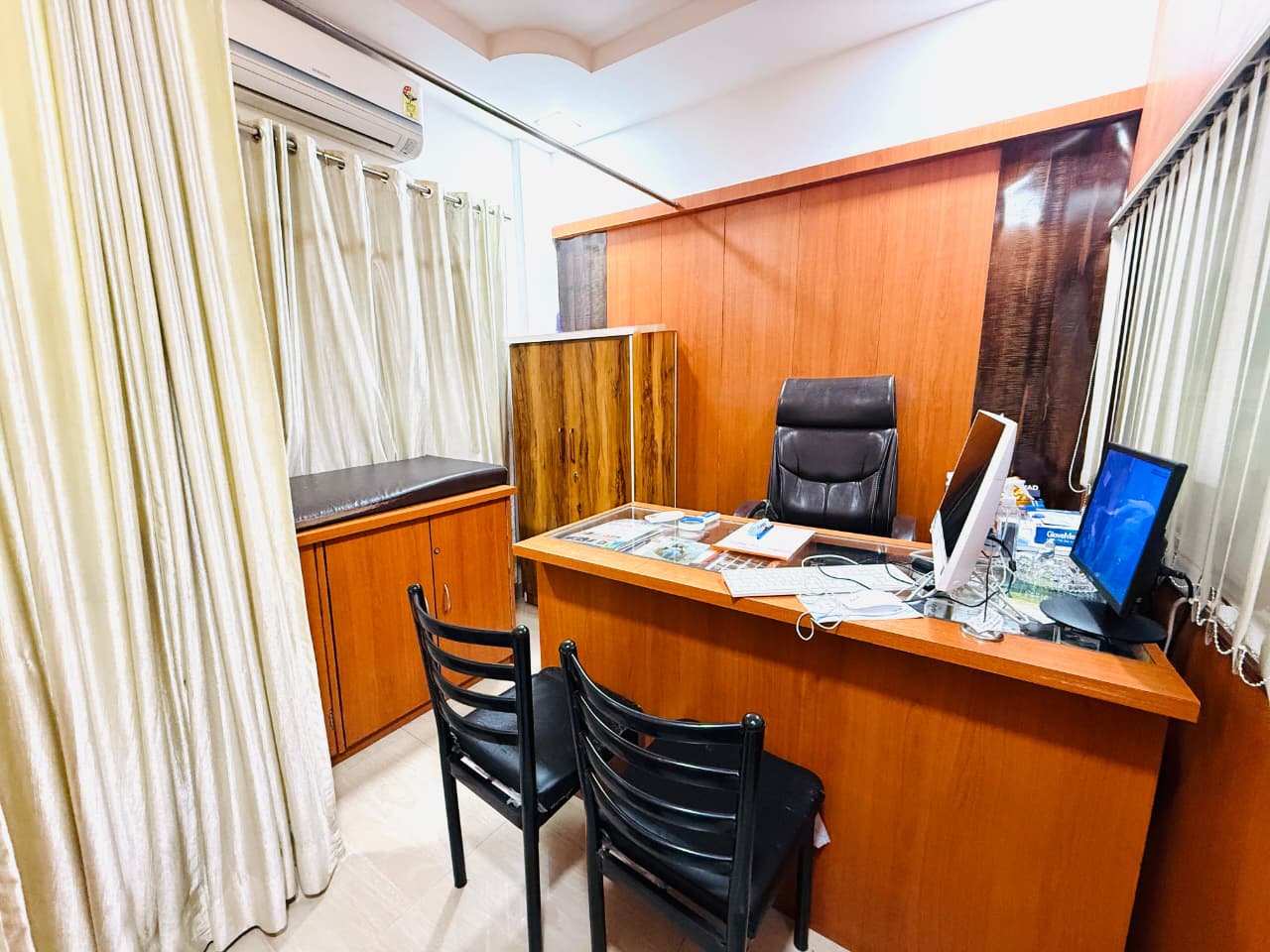 Consultation room at Lavanya Skin and Hair Care Clinic in Badlapur